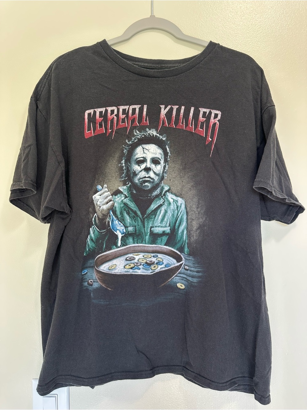 Michael Myers Black “Cereal Killer” Graphic Tee
